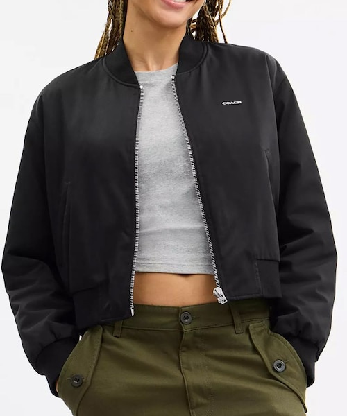 美品　COACH ボンバージャケット 公式】ボンバー ジャケット｜コーチ アウトレットのアウトレット通販
