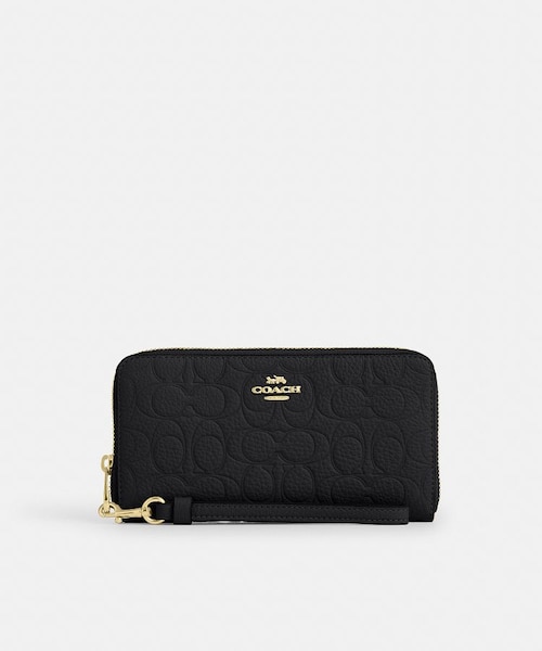 公式】ロング ジップ アラウンド ウォレット・シグネチャー