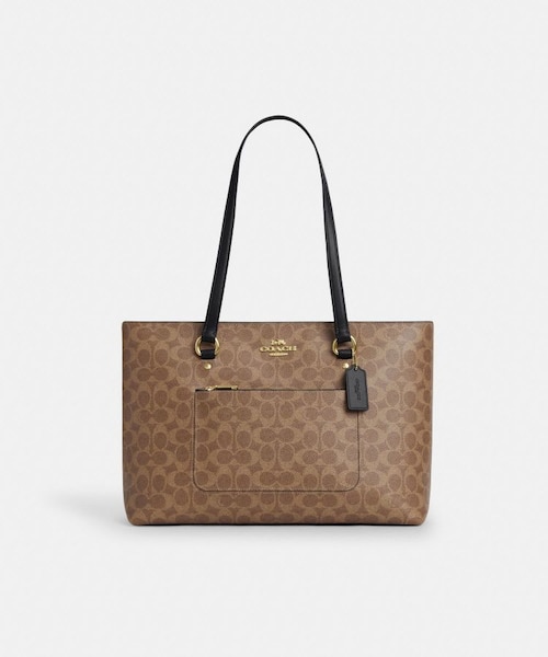 公式】ラージ スミス トート・シグネチャー キャンバス｜コーチ