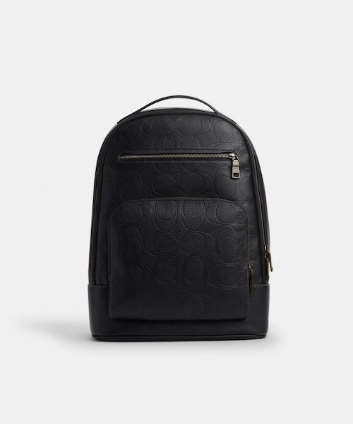 公式】イーサン バックパック・シグネチャー レザー｜コーチ