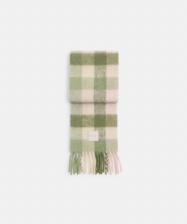 【公式】オーバーサイズド プラッド マフラー・ラバー パッチ