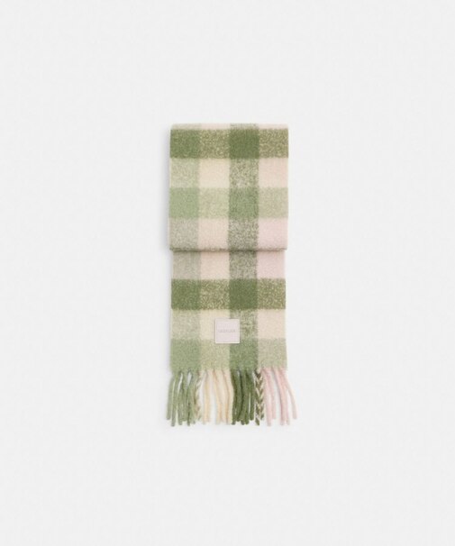 【公式】オーバーサイズド プラッド マフラー・ラバー パッチ