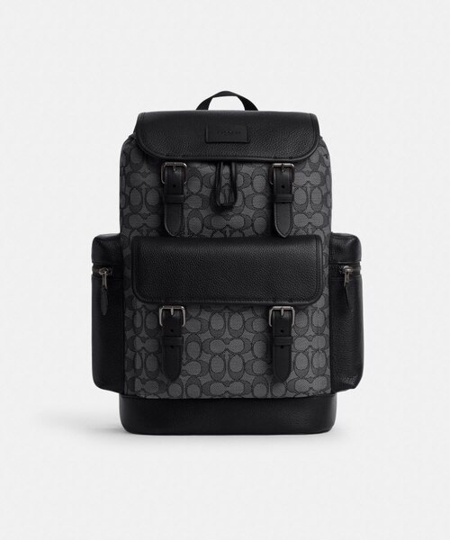 美品✨COACH スプリント バックパック・シグネチャー ジャカード 公式】スプリント バックパック・シグネチャー ジャカード｜コーチ