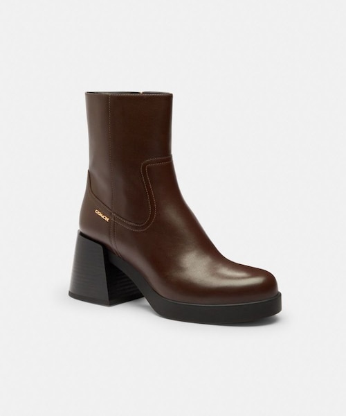 公式】ブロック ヒール ブーツ｜コーチ アウトレットのアウトレット