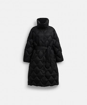 【公式】キルテッド ロング パッファー コート