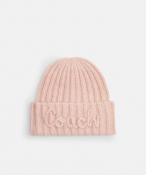 公式】コーチ スクリプト ニット ビーニー｜コーチ アウトレット