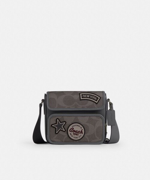 公式】サリバン フラップ クロスボディ バッグ・マキシ シグネチャー