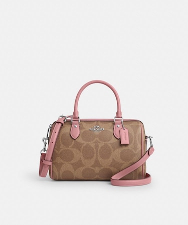 【公式】ローアン サッチェル バッグ・マキシ  シグネチャー キャンバス