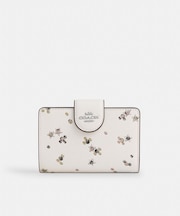 【公式】ミディアム コーナー ジップ ウォレット・スター プリント