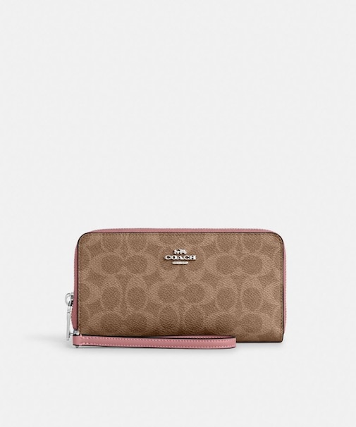 【公式】ロング ジップ アラウンド ウォレット・デタッチャブル カード ケース・シグネチャー キャンバス