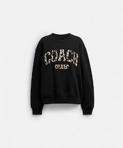 【公式】レオパード スポーティ ボーイフレンド クルーネック