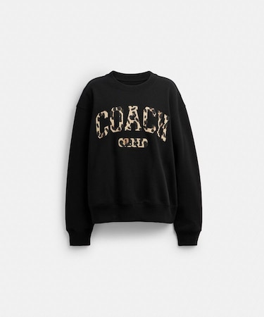 【公式】レオパード スポーティ ボーイフレンド クルーネック