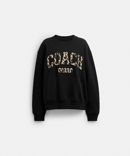 【公式】レオパード スポーティ ボーイフレンド クルーネック