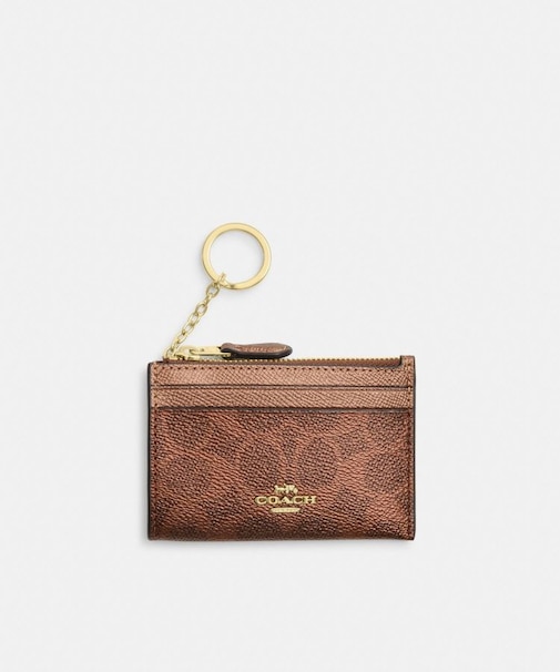 【公式】ミニ スキニー ID ケース・シグネチャー キャンバス