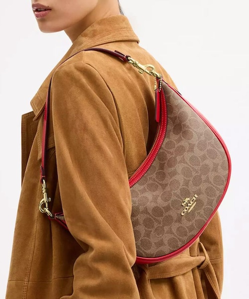 COACH】アリア ショルダー バッグ・シグネチャー ジャカード 【公式通販】