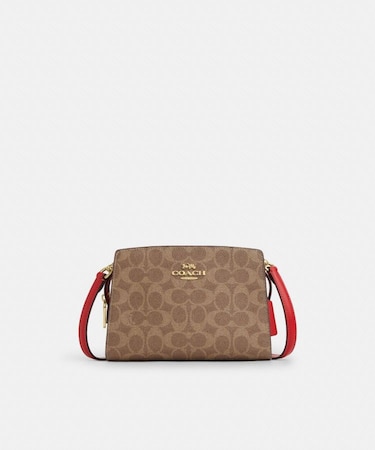 【公式】ジア クロスボディ バッグ・シグネチャー キャンバス