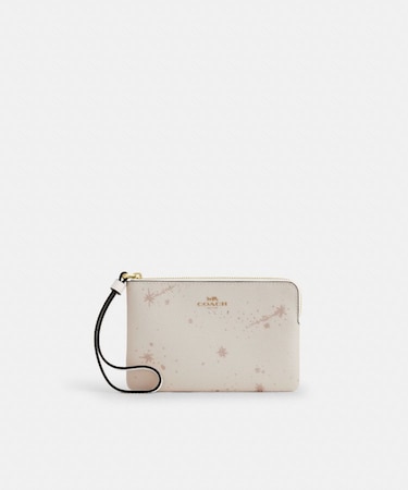 【公式】コーナー ジップ リストレット・スター プリント