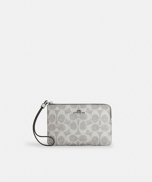 公式】ドローストリング リストレット・シグネチャー デニム｜コーチ