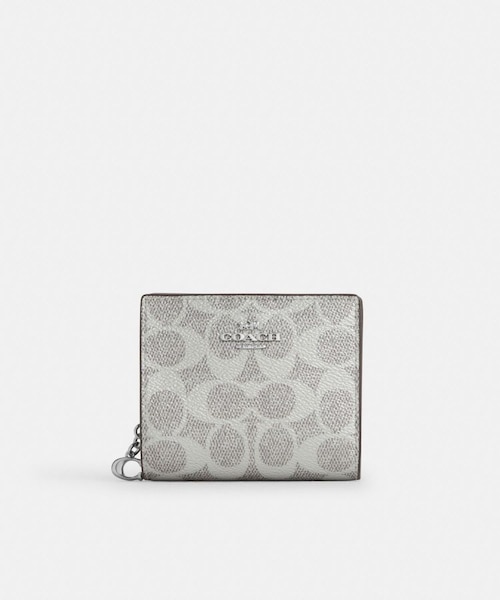 公式】スナップ ウォレット・シグネチャー キャンバス｜コーチ
