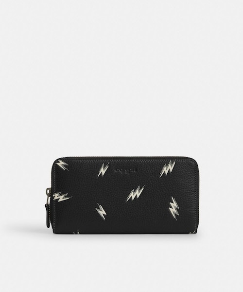 公式】アコーディオン ウォレット クロスグレイン レザー｜コーチ