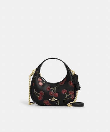 【公式】カルメン ミニ クロスボディ バッグ・チェリー プリント