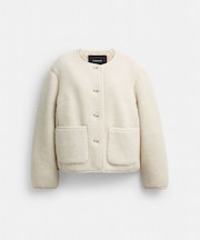 【公式】ショート シェルパ カーディ ジャケット