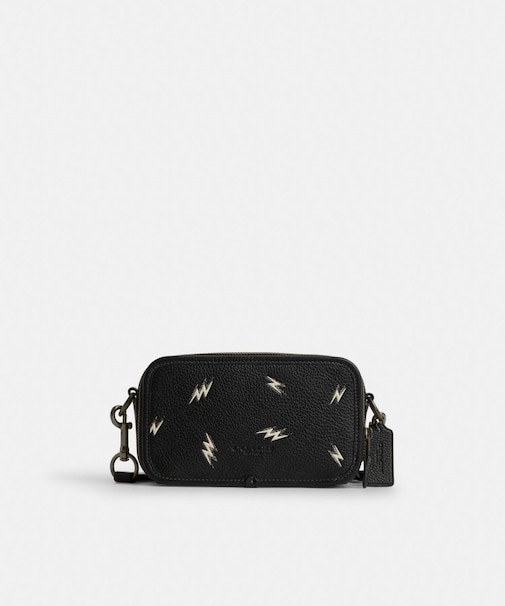 【公式】ワイアット クロスボディ バッグ・ライトニング ボルト プリント