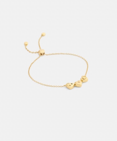 【公式】ハート クラスター スライダー ブレスレット