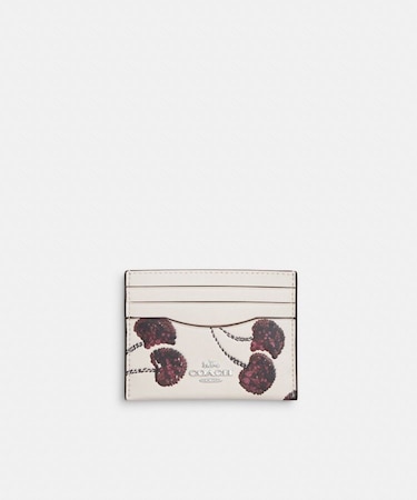 【公式】スリム ID カード ケース・チェリー プリント