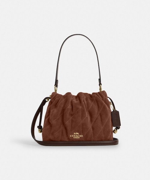 【美品】 coach コーチ フェイ ショルダーバッグ キルティング 2way黒 COACH OUTLET｜【公式】フェイ ショルダー バッグ・キルティング