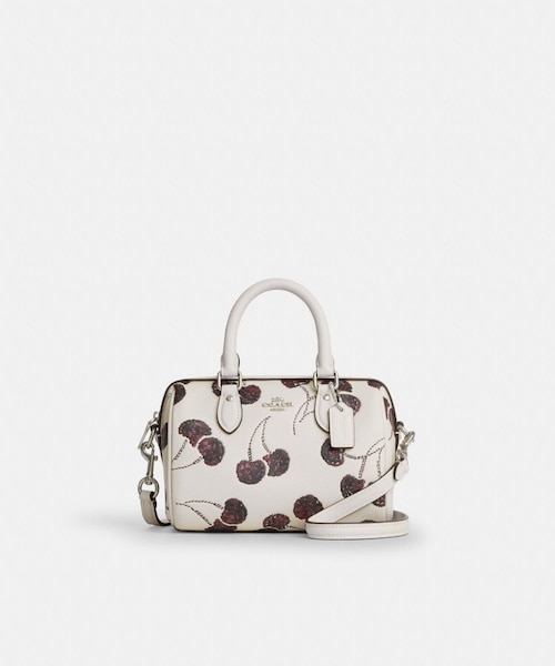 公式】ミニ ローアン クロスボディ バッグ・チェリー プリント｜コーチ