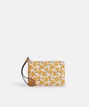 【公式】コーナー ジップ リストレット・フローラル プリント