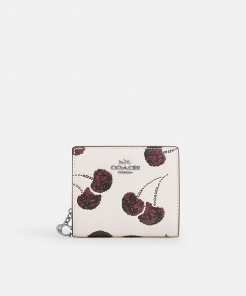 公式】スナップ ウォレット・チェリー プリント｜コーチ アウトレット