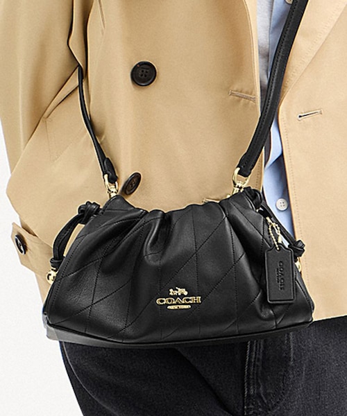 公式】フェイ ドローストリング バッグ・シグネチャー デニム｜コーチ