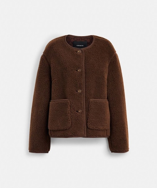 【公式】ショート シェルパ カーディ ジャケット