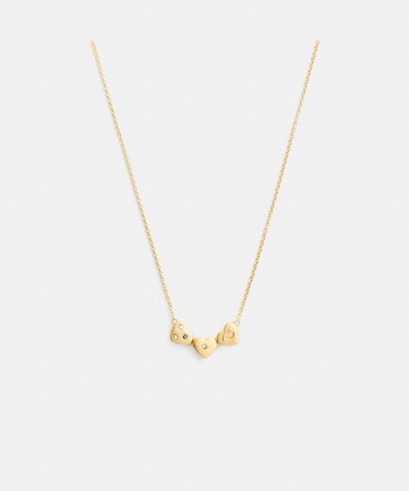 【公式】ハート クラスター ペンダント ネックレス