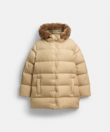 【公式】ミッド パッファー コート・シアリング