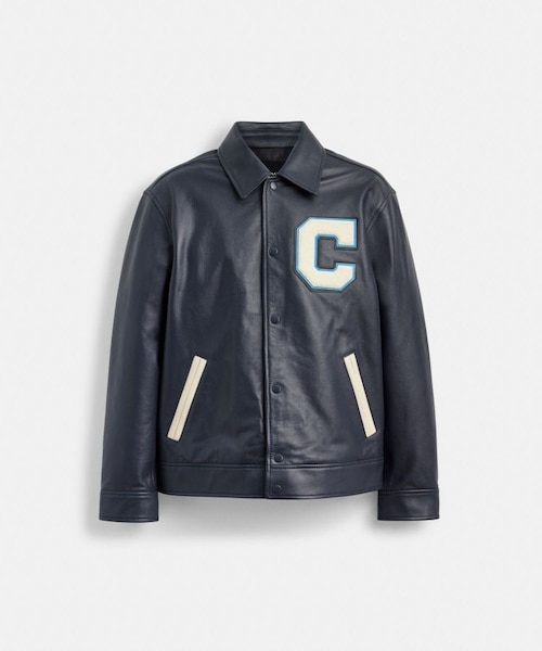 公式】レザー バーシティ ジャケット｜コーチ アウトレットの