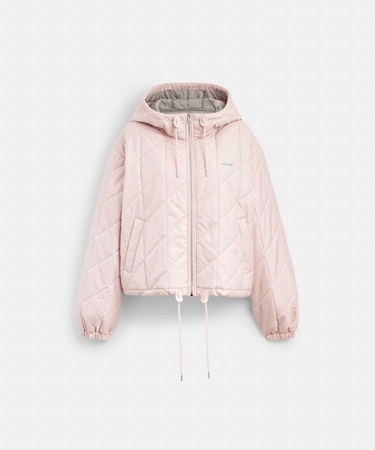 【公式】キルテッド ブルゾン フーディー