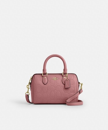 【公式】ミニ ローアン クロスボディ バッグ・シグネチャー レザー