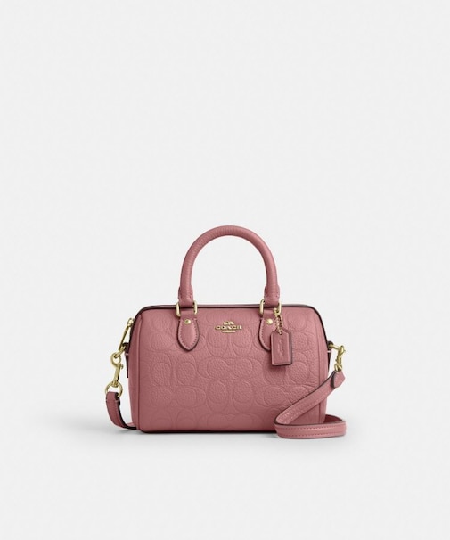 【公式】ミニ ローアン クロスボディ バッグ・シグネチャー レザー