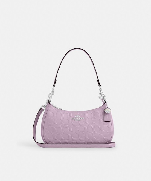 【公式】テリ ショルダー バッグ・シグネチャー レザー・ハート チャーム