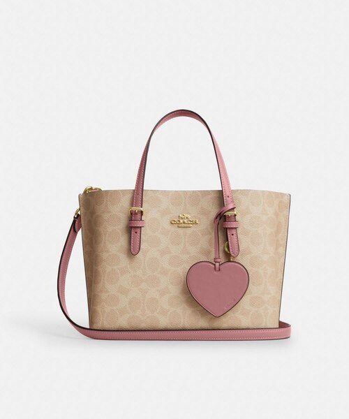 公式】モリー トート バッグ 25・シグネチャー キャンバス・ハート