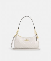 【公式】テリ ショルダー バッグ・シグネチャー レザー・ハート チャーム