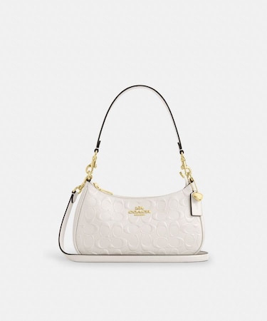 【公式】テリ ショルダー バッグ・シグネチャー レザー・ハート チャーム