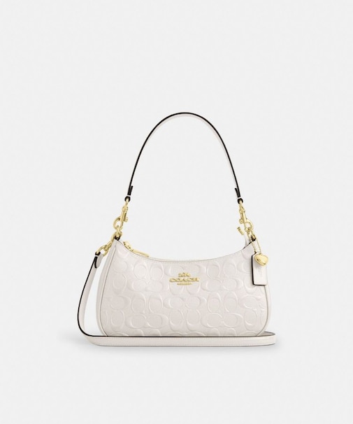 【公式】テリ ショルダー バッグ・シグネチャー レザー・ハート チャーム