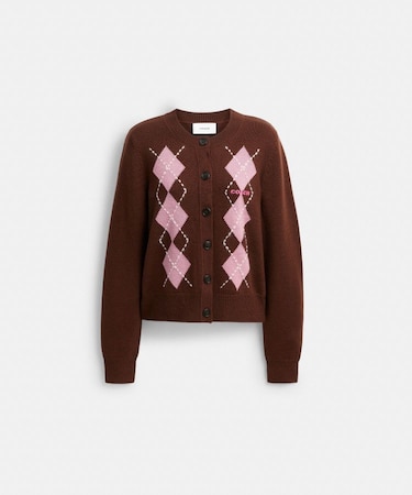 【公式】メリノ アーガイル カーディガン