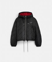 【公式】キルテッド ブルゾン フーディー