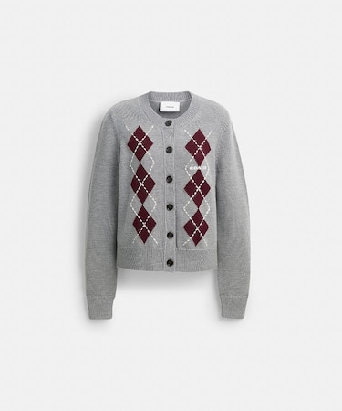 【公式】メリノ アーガイル カーディガン