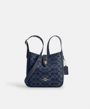 【公式】ハドリー ミニ クロスボディ バッグ・シグネチャー デニム